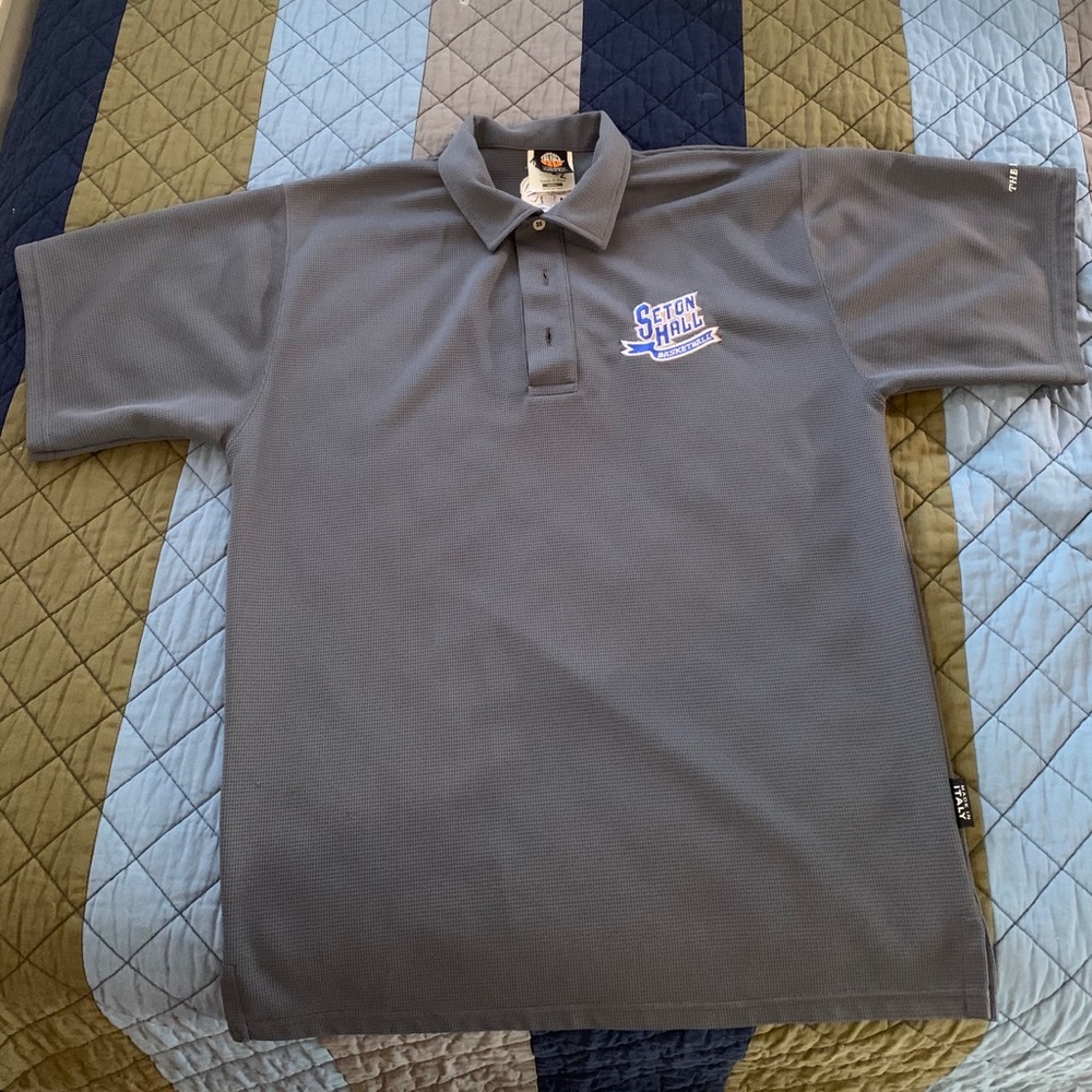 The Rock Seton Hall Basketball Short Sleeve Polo